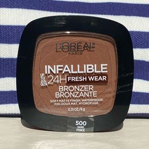 ✌🏼3/$30✌🏼L’Oreal Paris Infallible 24H Fresh Wear Bronzer - 500 Dark